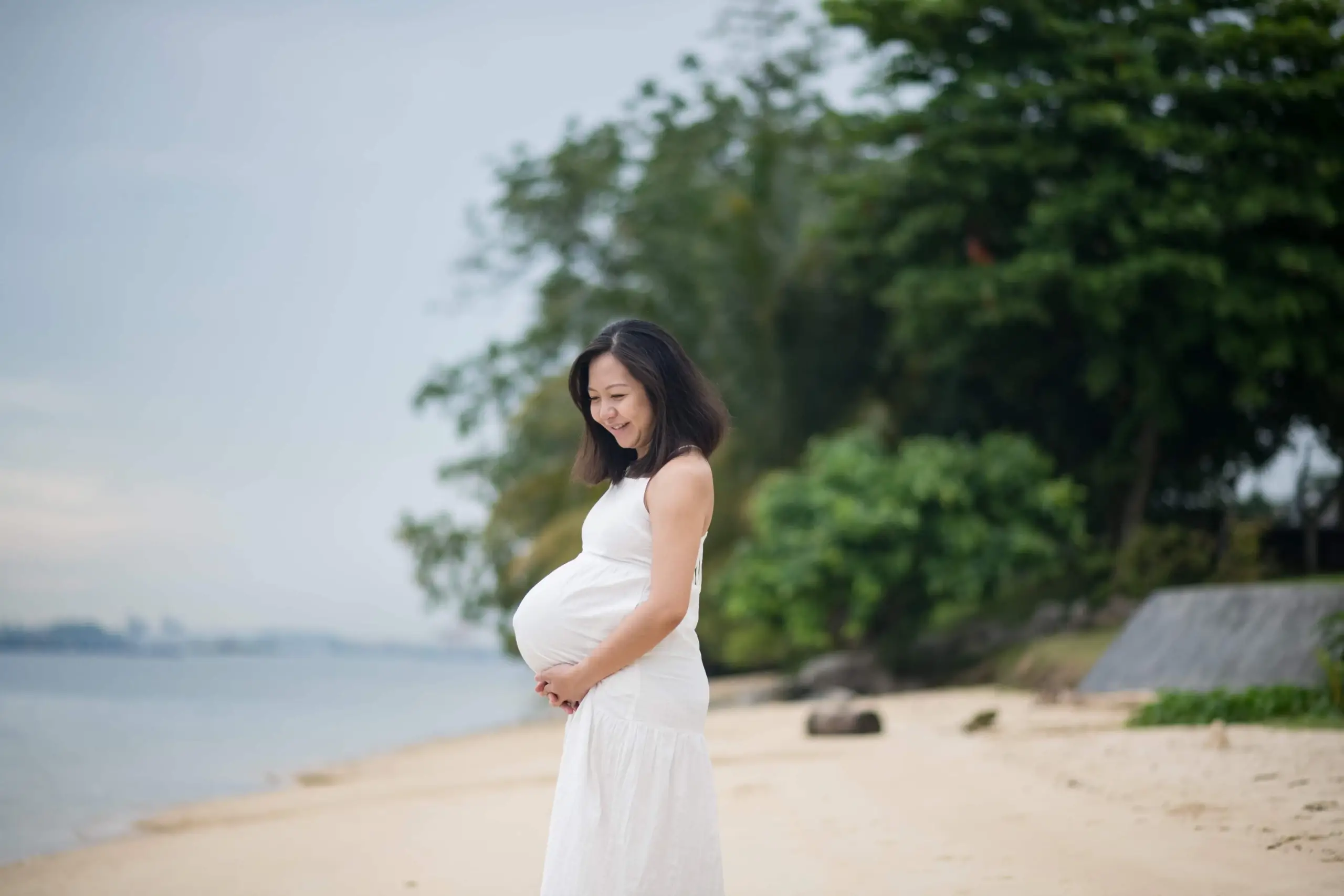 Outdoor Pregnancy Family Photoshoot in Singapore