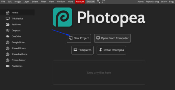 Windows users can use Photopea, a free online image editor that supports many image file formats.